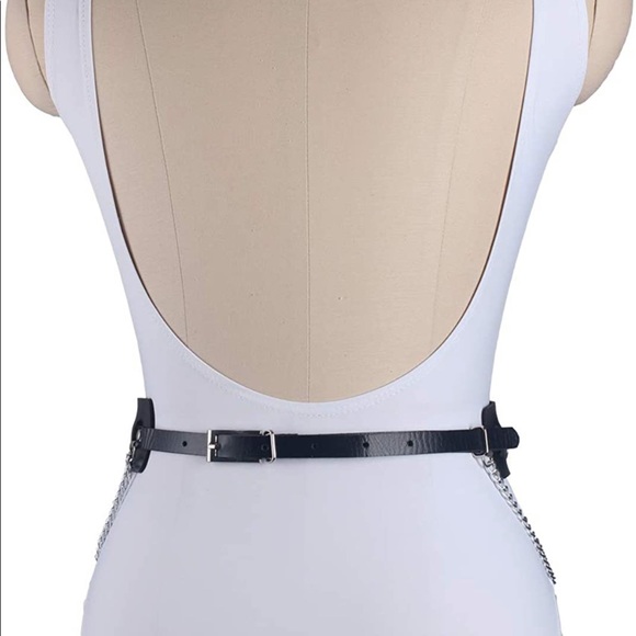 NWT Women's Body Chain Gothic Punk Waist Belt - Picture 10 of 12